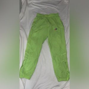 Lemon, green Nike sweat pants, good condition